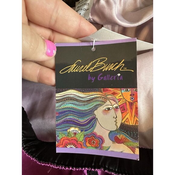 Laurel Burch by Galleria Women's Pajama Pants, Mikayla, Fuchsia - Picture 6 of 7